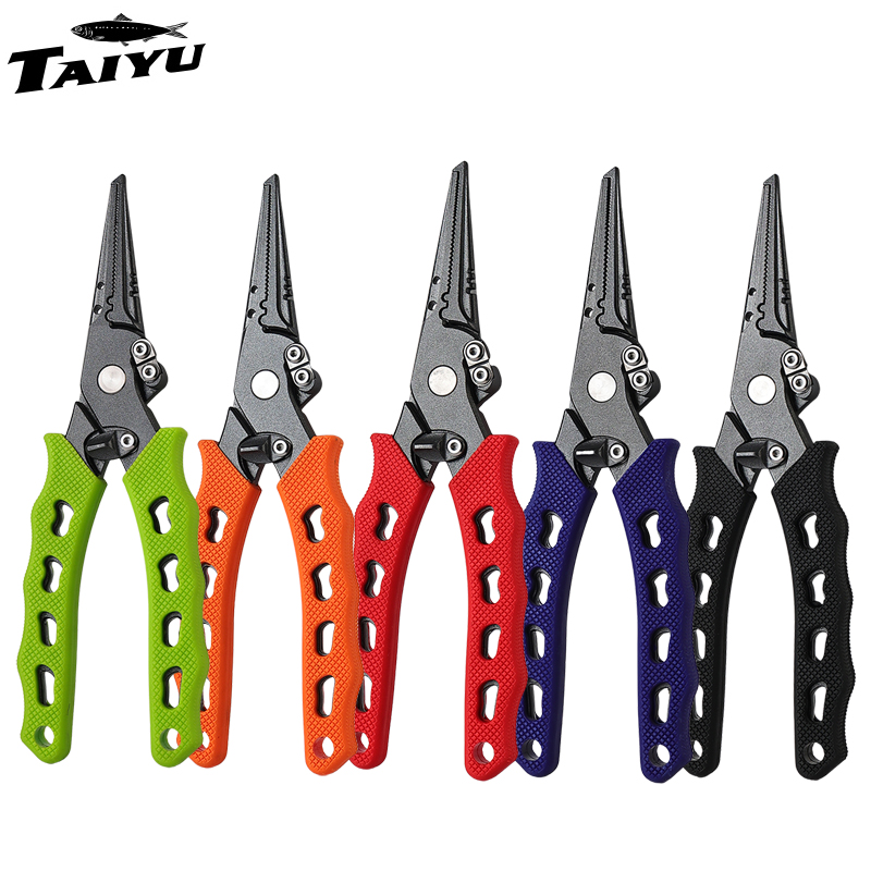 Fishing Hook Remover - TAIYU 5-Color Stainless Steel Lure Pliers
