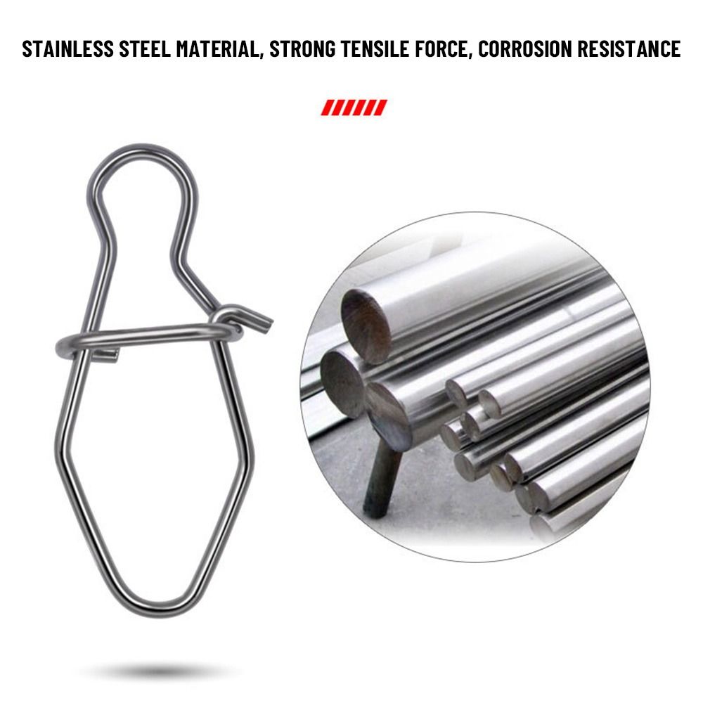 Fishing Hook Box - 100pcs/lot nice Snap Fishing Barrel Swivel