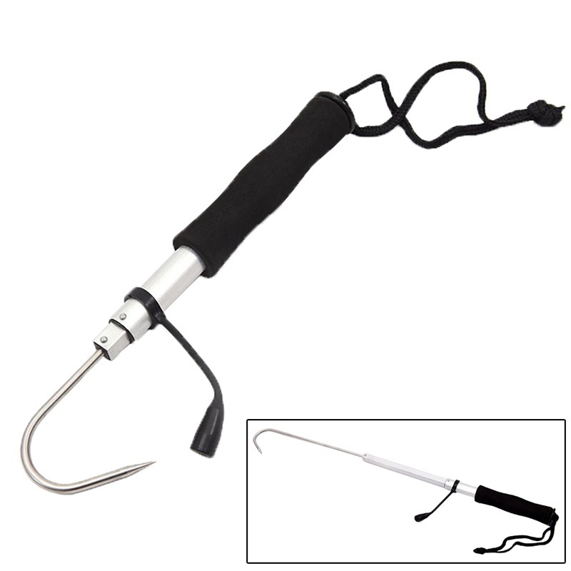 Fishing Hook Stainless Steel - Telescopic Retractable Fish Gaff Stainless Ice