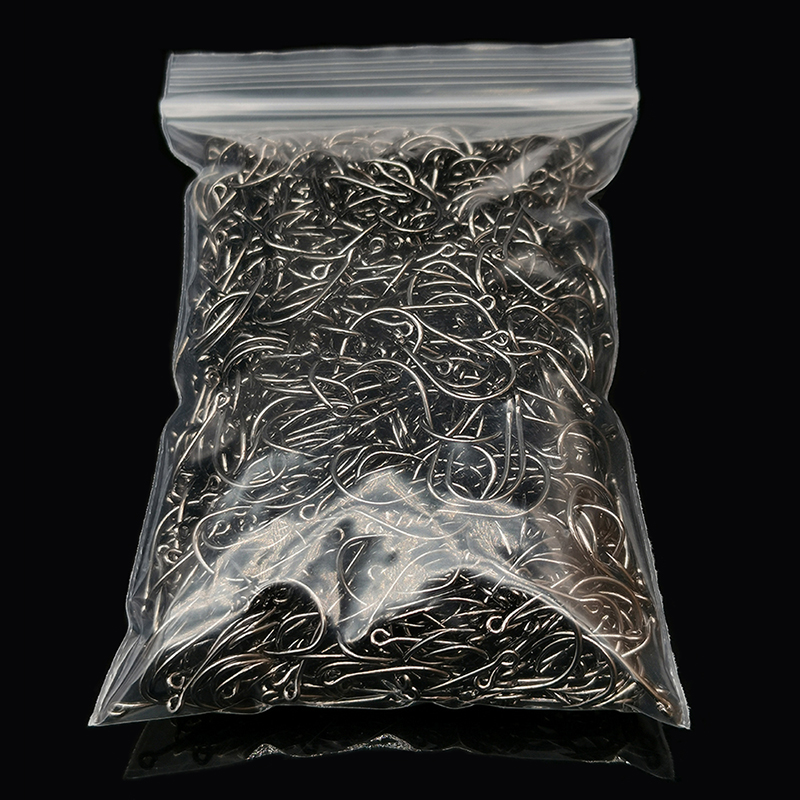 Fishing Hook Circle - 200Pcs Fishing Hooks Eyed Circle Jighead