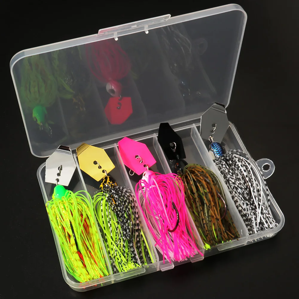 Fishing Hook Weedless - Spinner Bait 7g/9g/12g/14g/21g Fishing Lures Kit