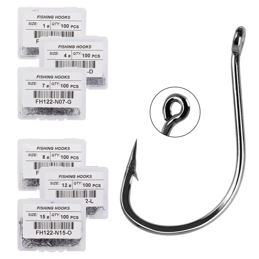 Fishing Hook Circle - 100pcs/ Box Japan Izu Fish Hook