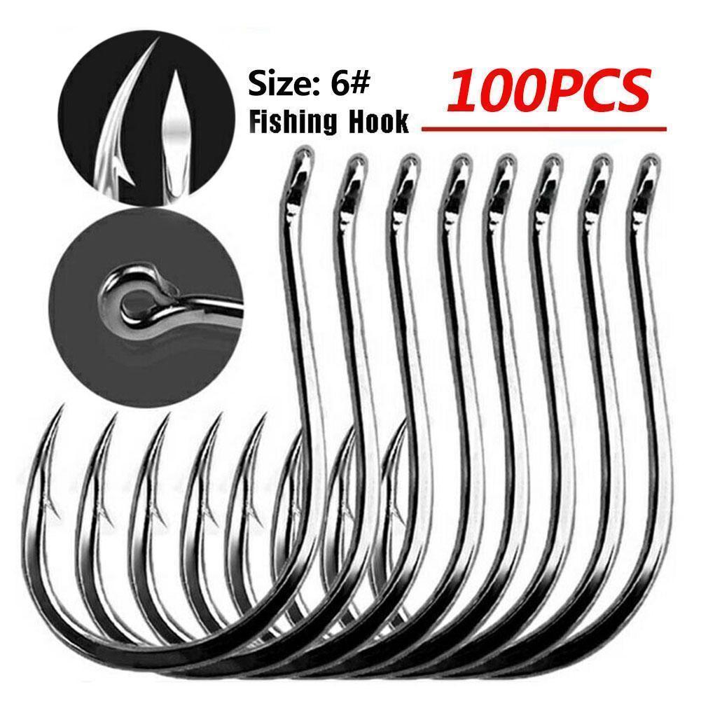 Fishing Hook Circle - 100pcs Boxed Fishing Hooks High Carbon