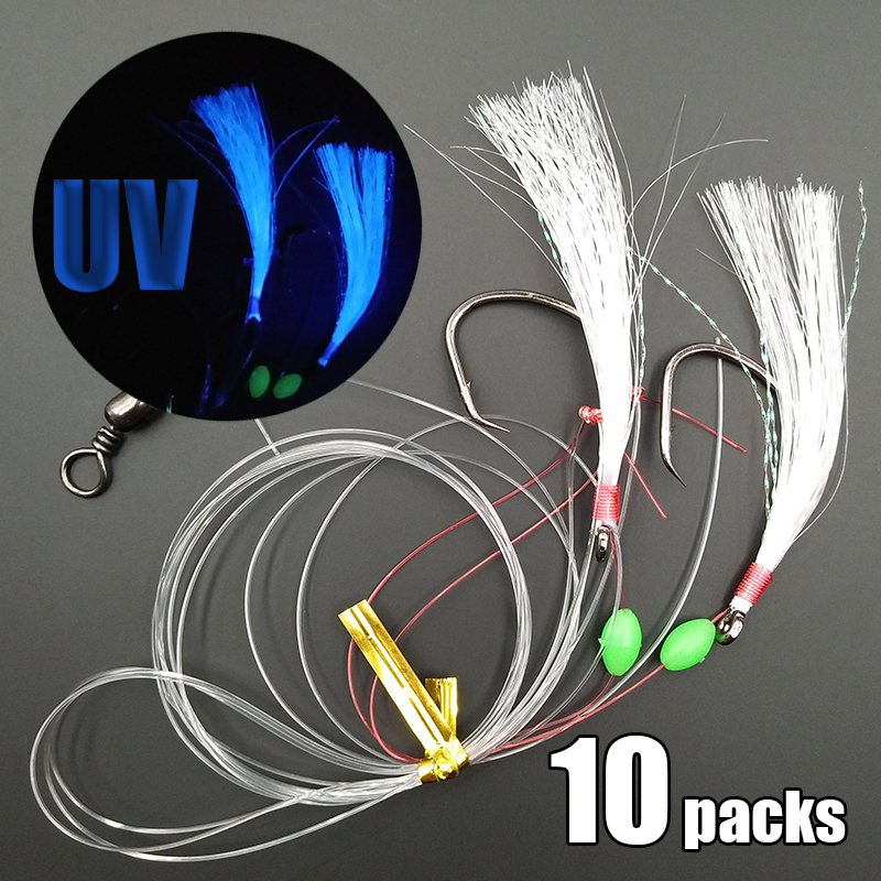 Fishing Hook Circle - Lunker Sabiki Rig 10 packs 169cm
