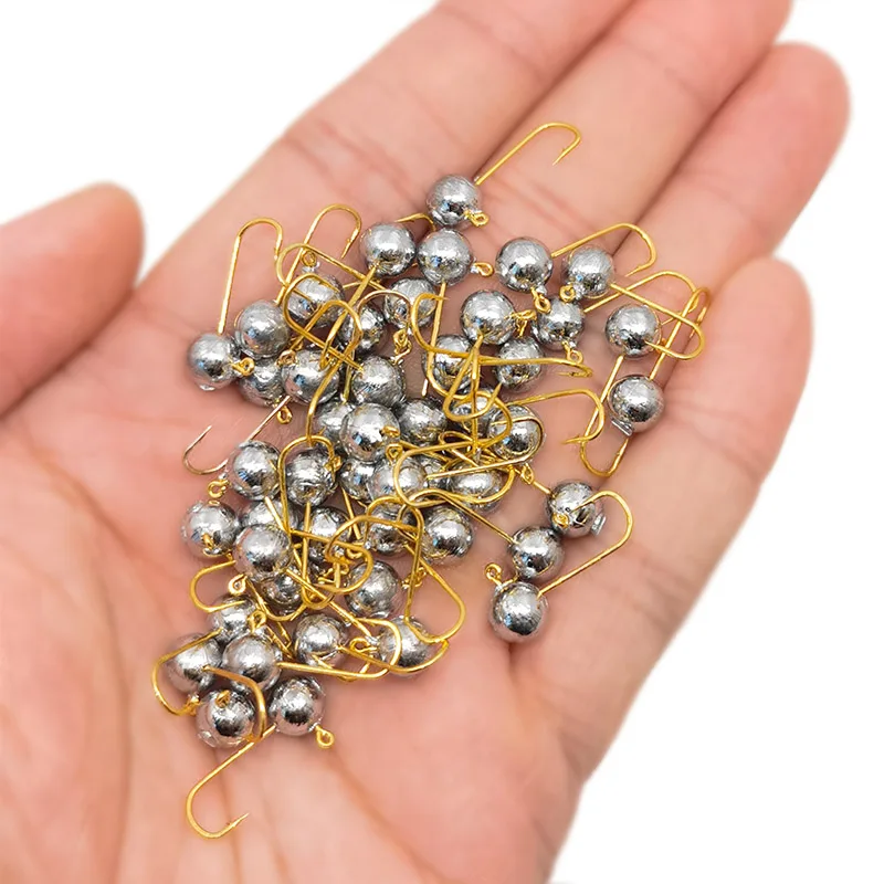 OUTKIT 10pcs Mini Jig Head Hoo - Fishing Hook Offset recension och pris