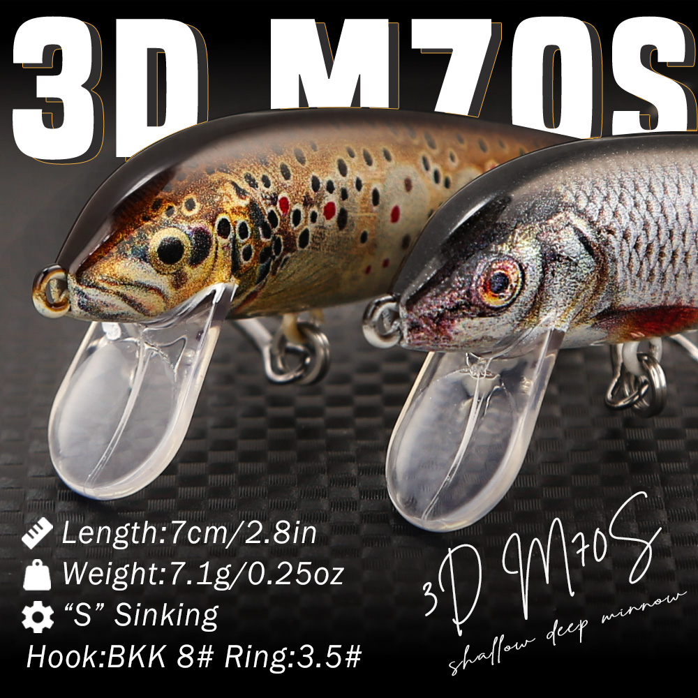 B&U Fishing Lures Sinking Minn - Fishing Hook Treble recension och pris