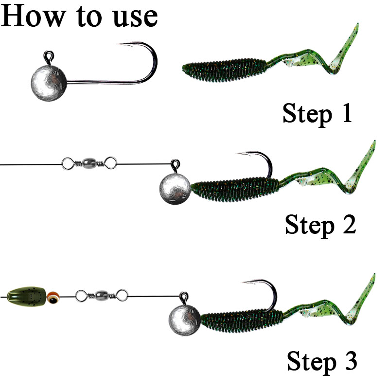10pcs/lot Jig Head Fishing Hoo - Fishing Hook Offset recension och pris