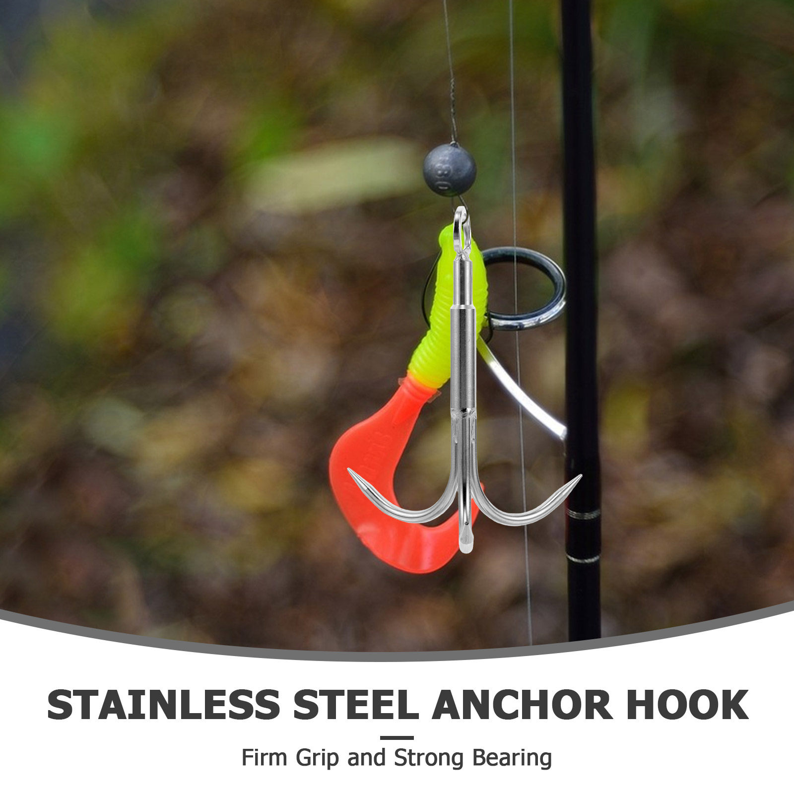 Hook Grappling for Pier Fishin - Fishing Hook Stainless Steel recension och pris