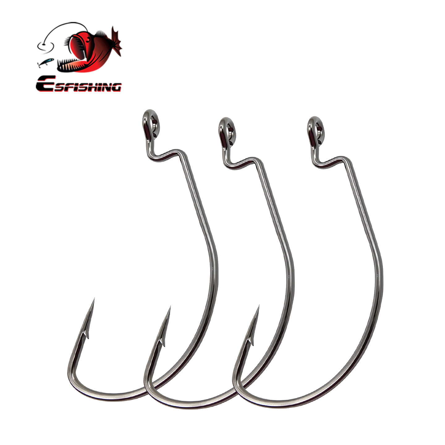 ESFISHING Offset Hook Carbon S - Fishing Hook Offset recension och pris