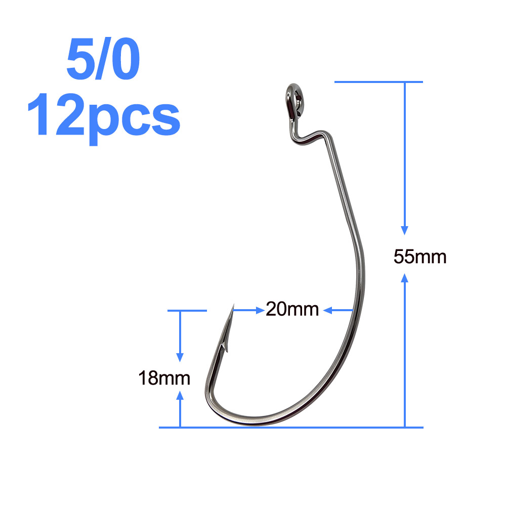 ESFISHING Offset Hook Carbon S - Fishing Hook Offset recension och pris