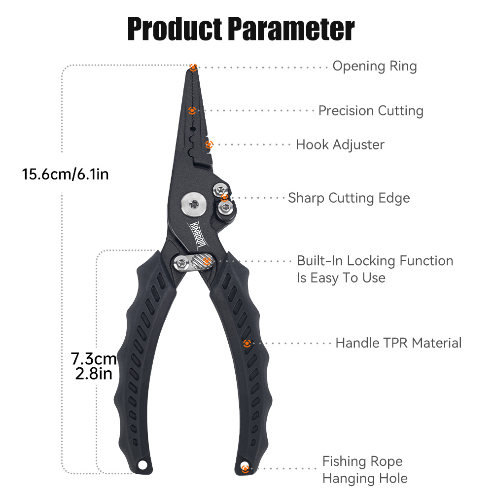 Kingdom Fishing Pliers Multifu - Fishing Hook Remover recension och pris