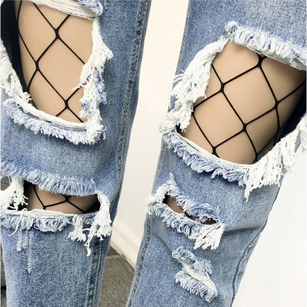 Sexy Women Fishnet Pantyhose M - Fishing Hook Size recension och pris