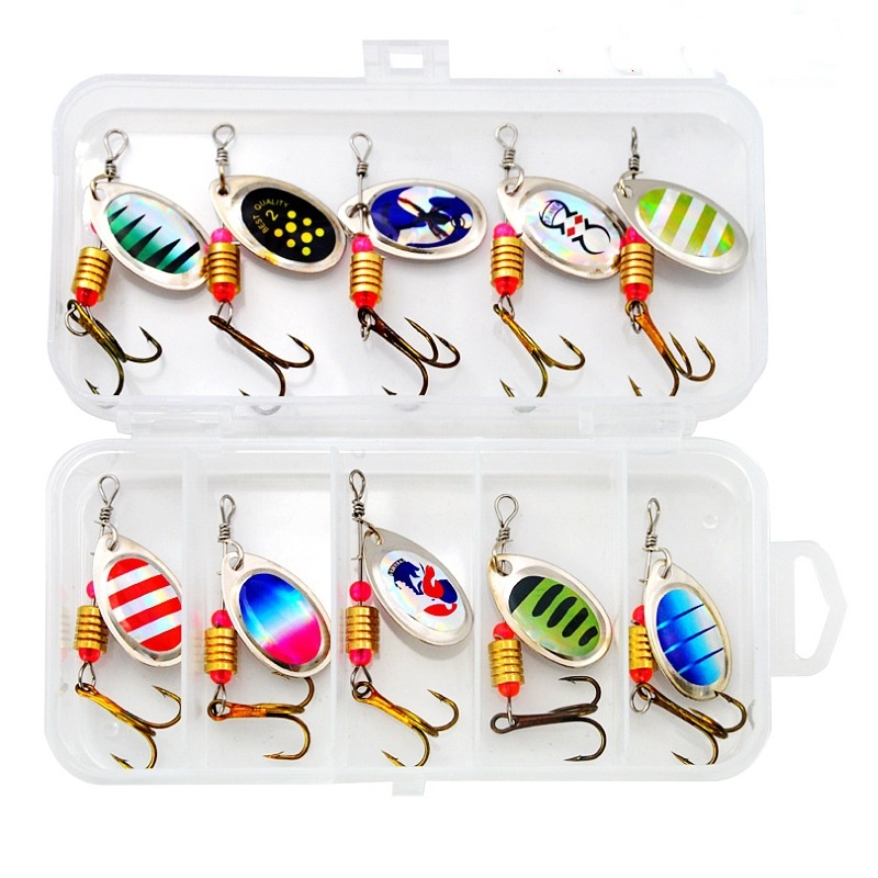 Fishing Lure Spinner Rotation  - Fishing Hook Treble recension och pris