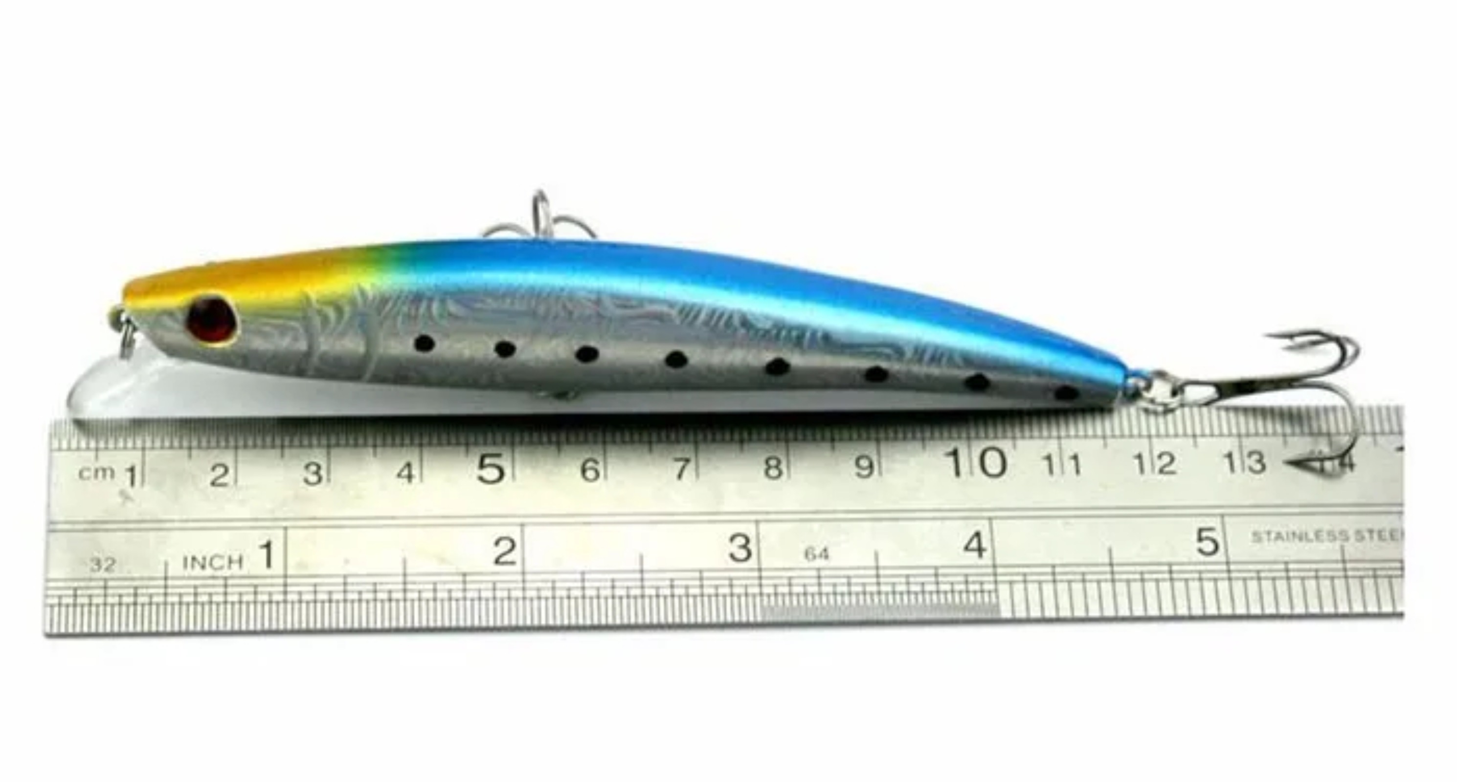 Minnow Fishing Lure 110mm 13g  - Fishing Hook Treble recension och pris