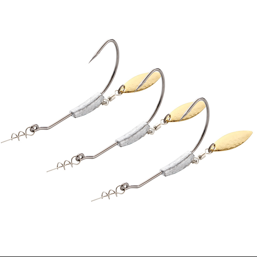 ATUENO 4pcs Offset Fishing Hoo - Fishing Hook Offset recension och pris