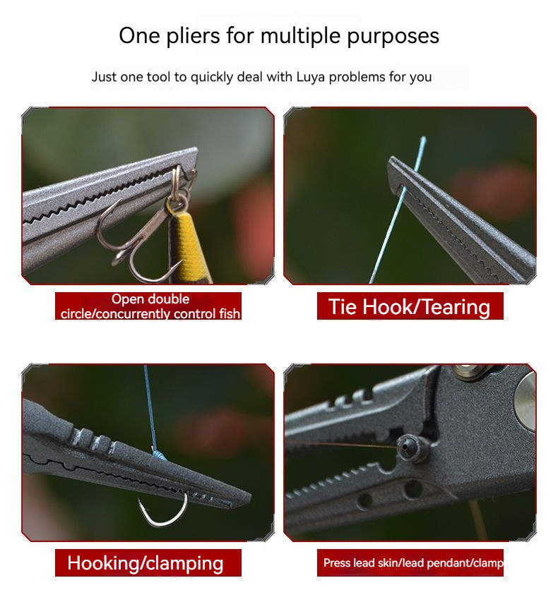 High-Precision Luya Pliers Mul - Fishing Hook Remover recension och pris