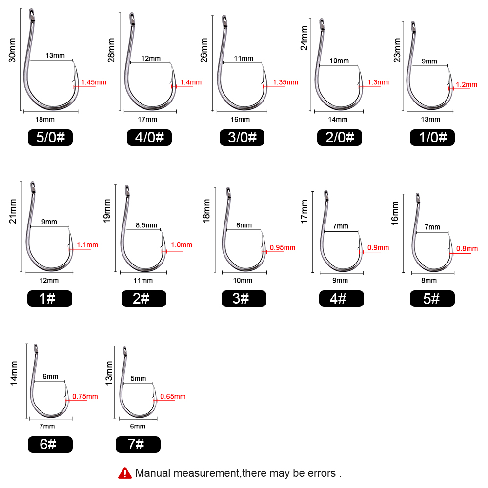 FTK CHINU Fishhook with Ring B - Fishing Hook Circle recension och pris