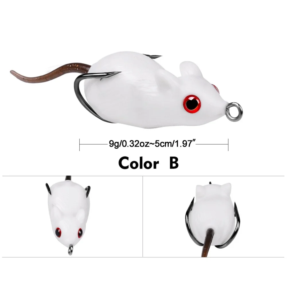Soft Amphibian Fishing Lure wi - Fishing Hook Weedless recension och pris