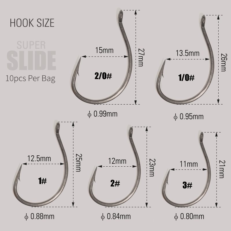 LUREHOLIC PTFE Super Slide Wac - Fishing Hook Barbless recension och pris