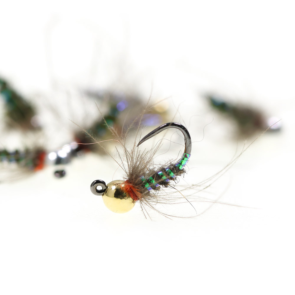 4pcs #16 Tungsten Beadhead CDC - Fishing Hook Barbless recension och pris