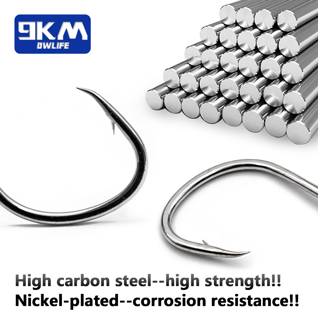 9KM Fishing Hooks Saltwater Li - Fishing Hook Circle recension och pris