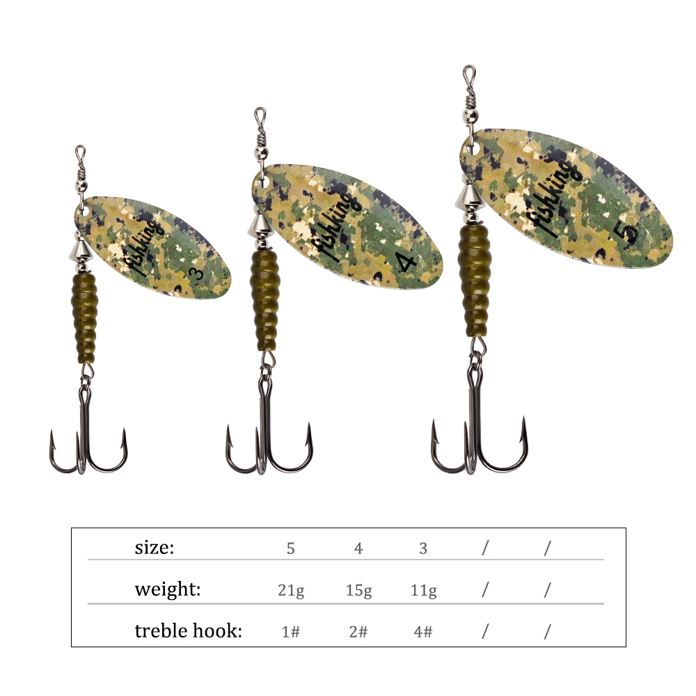 NGB Spinner Bait Fishing Lure  - Fishing Hook Treble recension och pris