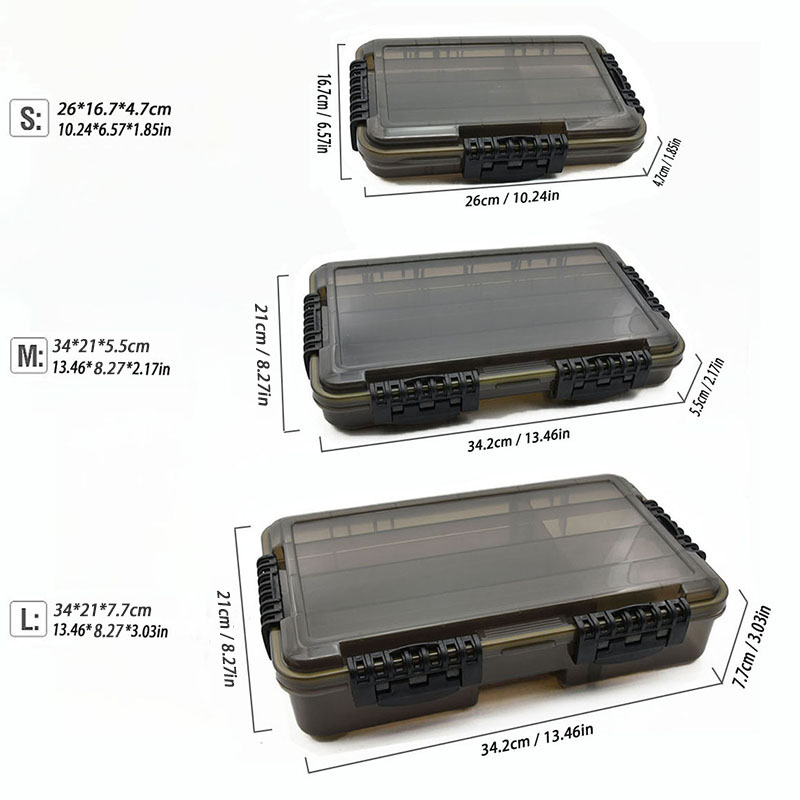 Waterproof Fishing Tackle Box  - Fishing Hook Size recension och pris