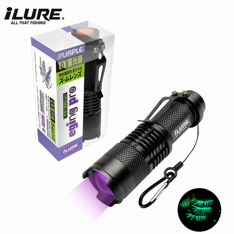 Mini UV Flashlight 395nm Ultra - Fishing Hook Jig recension och pris