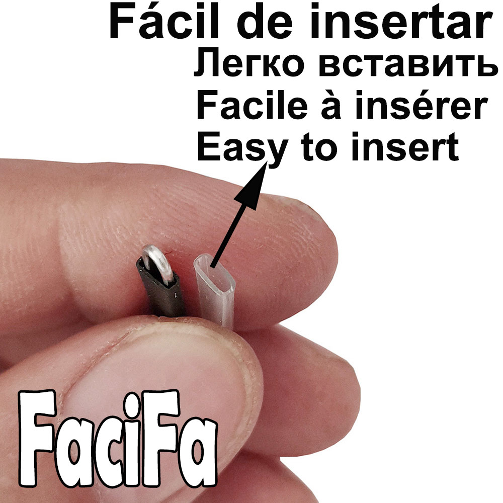 100 pieces Enganche Rapido Fas - Fishing Hook Stainless Steel recension och pris