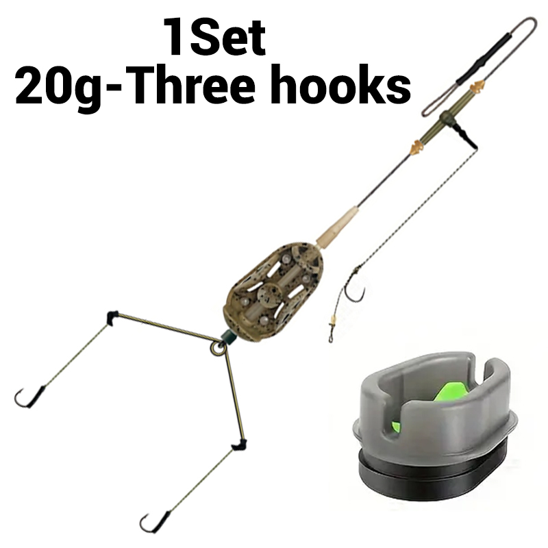 3 Hook Pre-tied Carp Hair Rigs - Fishing Hook Assortment recension och pris