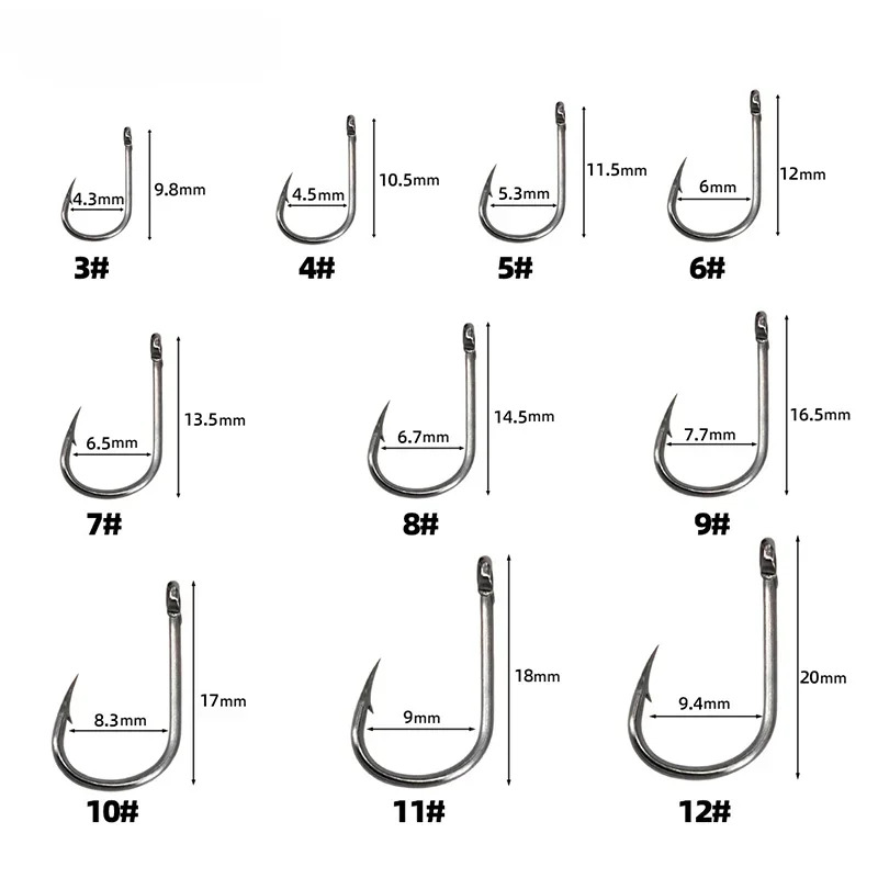 50-1600Pcs/BoxFishing Hooks Ca - Fishing Hook Assortment recension och pris