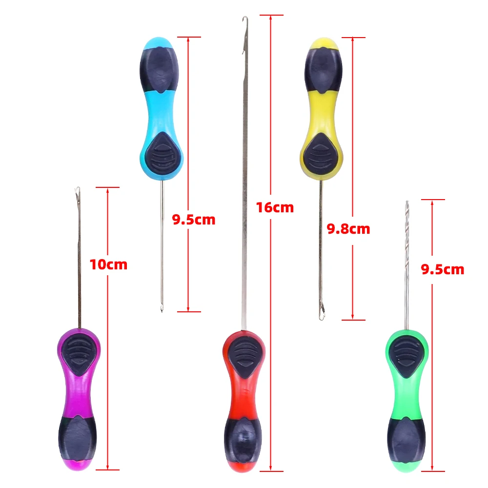5x Carp Fishing Tool Bait Need - Fishing Hook Stainless Steel recension och pris
