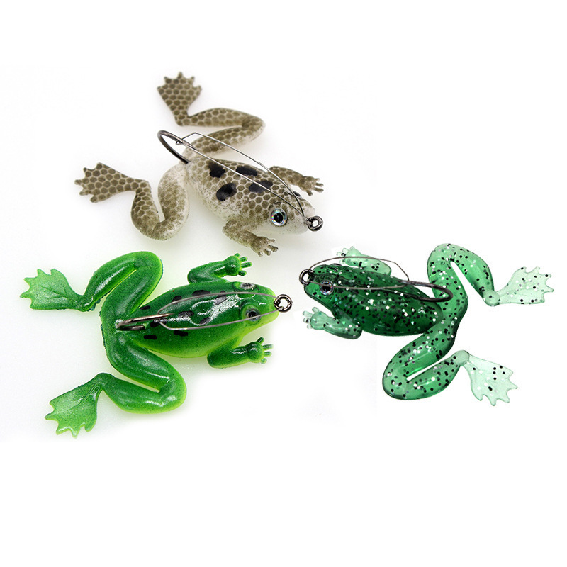 Weedless Soft Frog Lure With H - Fishing Hook Weedless recension och pris