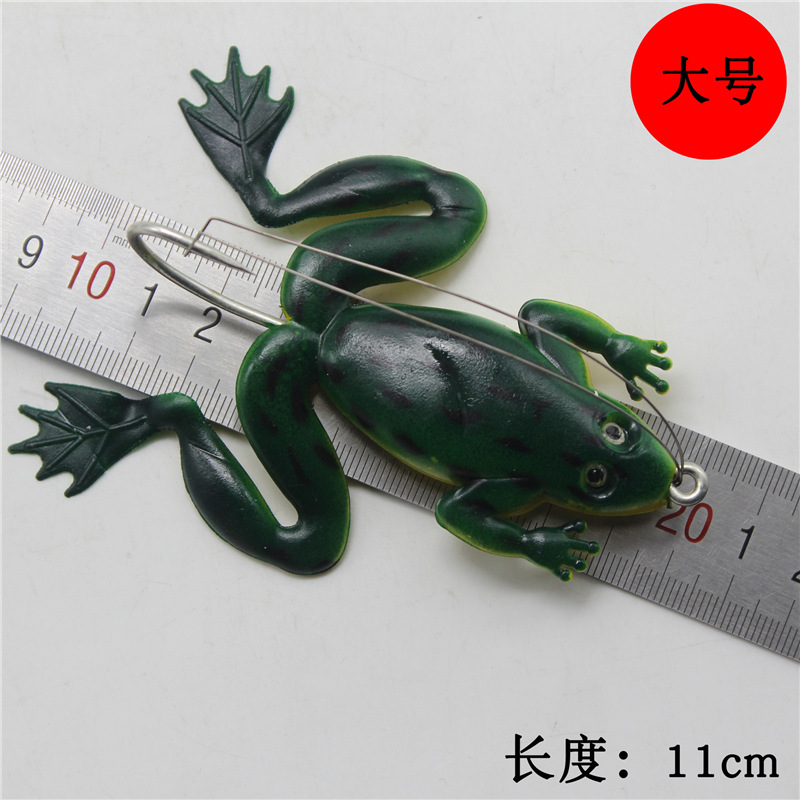 Weedless Soft Frog Lure With H - Fishing Hook Weedless recension och pris