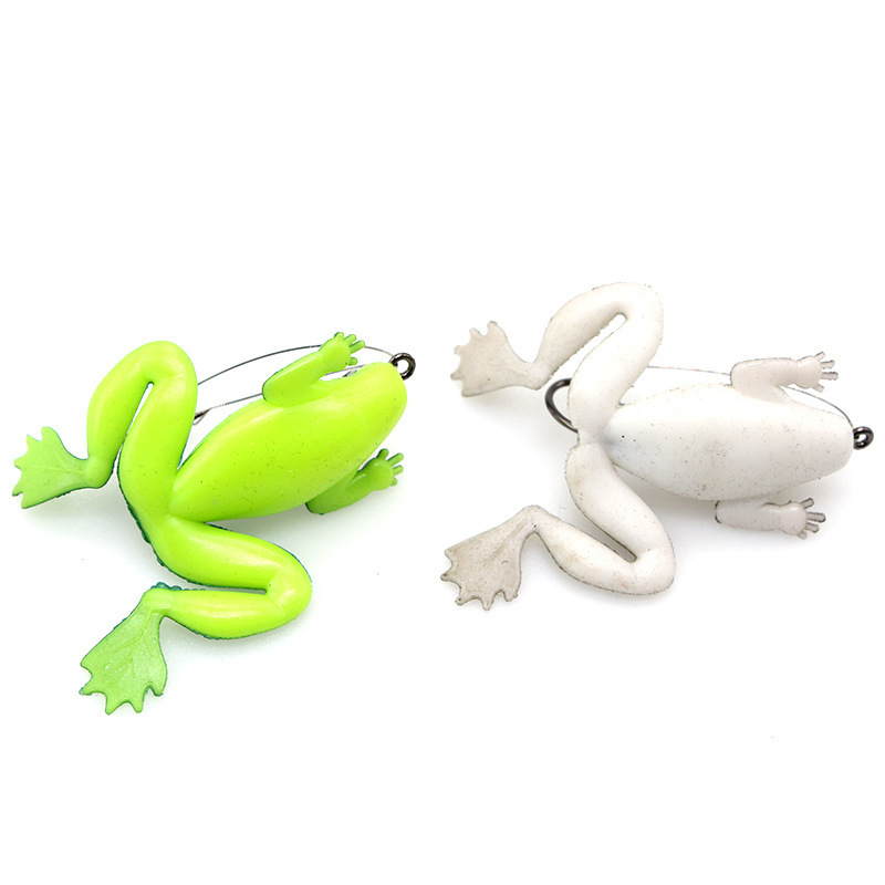 Weedless Soft Frog Lure With H - Fishing Hook Weedless recension och pris