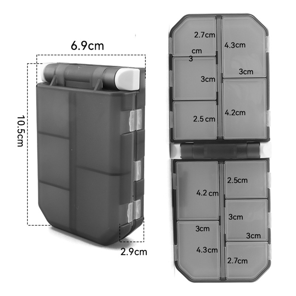 Fishing Tackle Box Double-Side - Fishing Hook Box recension och pris