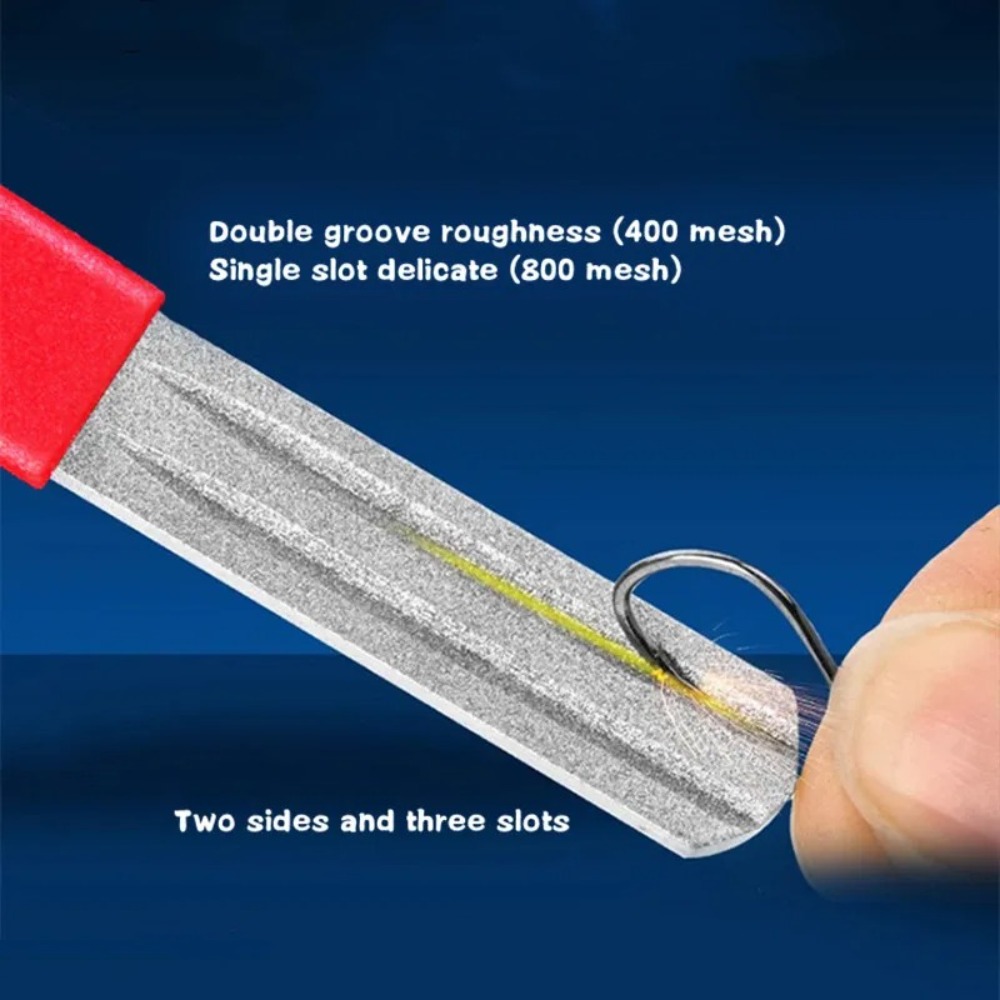 1Pc Double-Sided Fishing Hook  - Fishing Hook Sharpener recension och pris