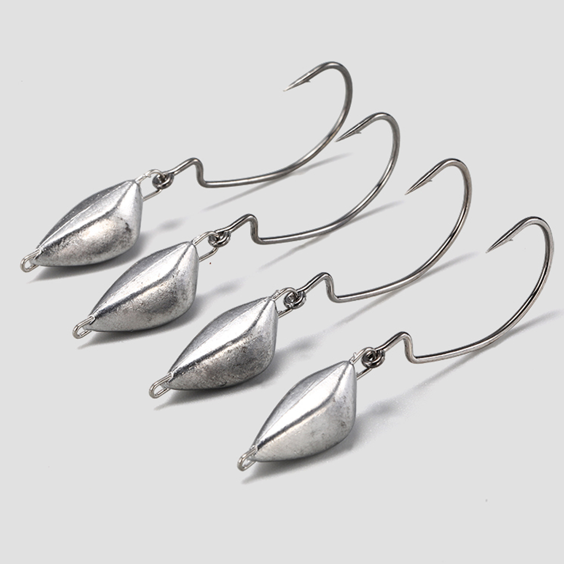 FishTrip 10Pcs Jig Head Fishin - Fishing Hook Weedless recension och pris