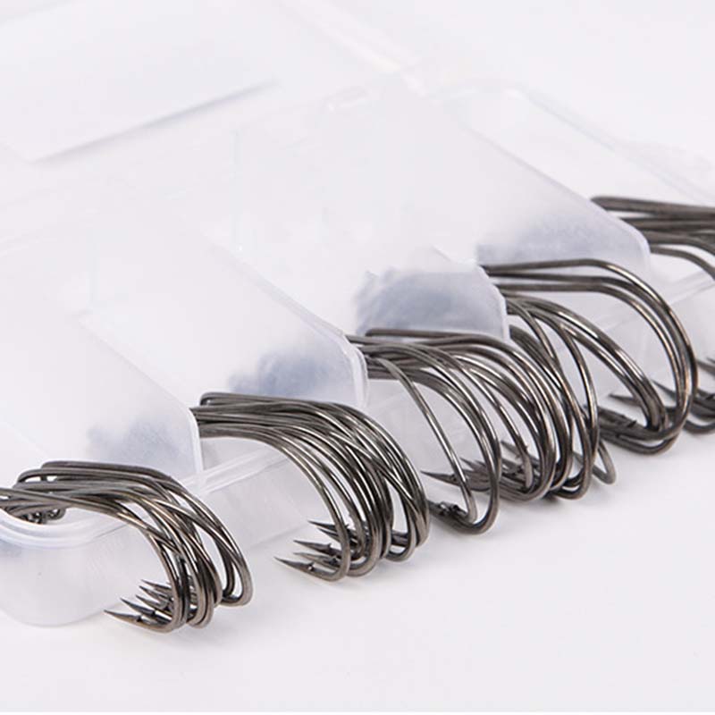 50Pcs/Box High Carbon Steel Fi - Fishing Hook Jig recension och pris