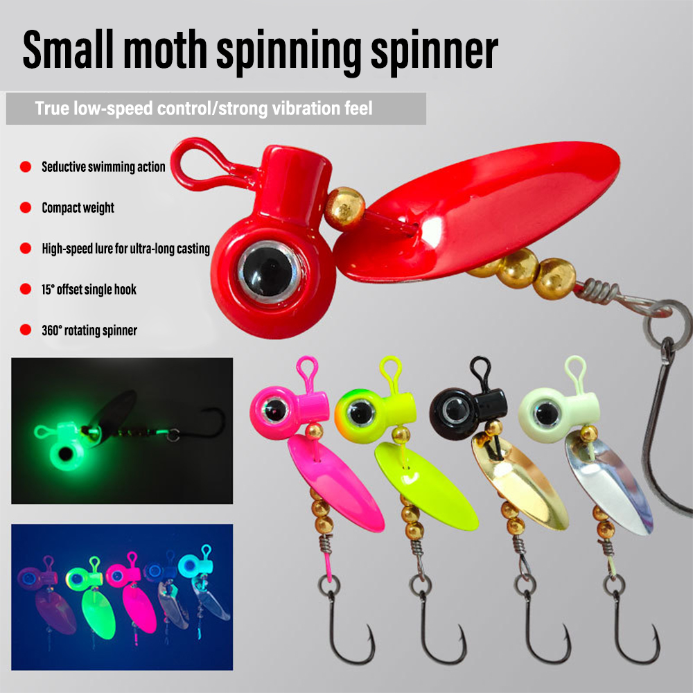 5pcs Crappie Jig Heads With Sp - Fishing Hook Offset recension och pris