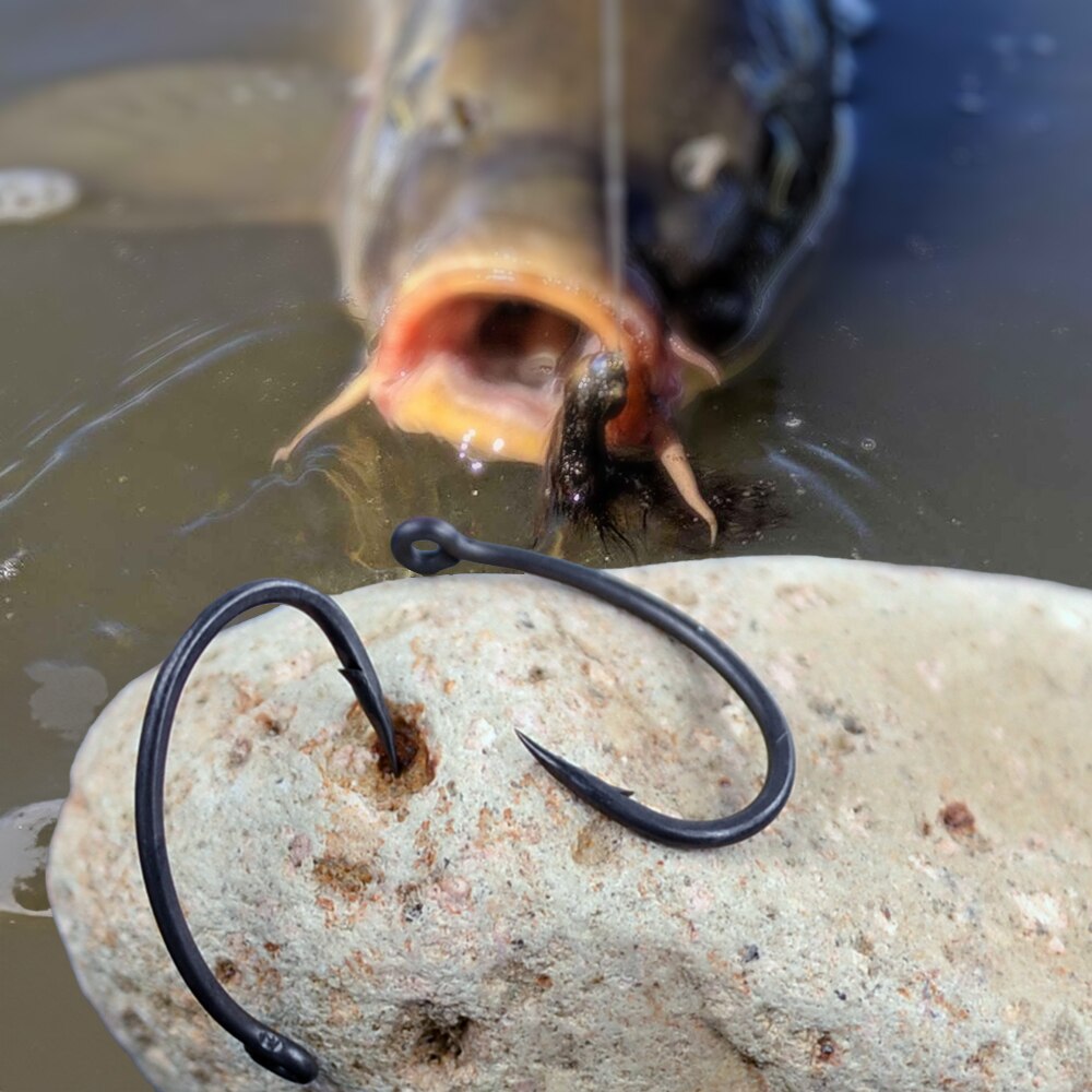 Hirisi Carp Fishing Hooks 50pc - Fishing Hook Offset recension och pris