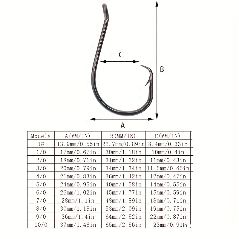 50pcs Circle Hooks Fishing Equ - Fishing Hook Circle recension och pris