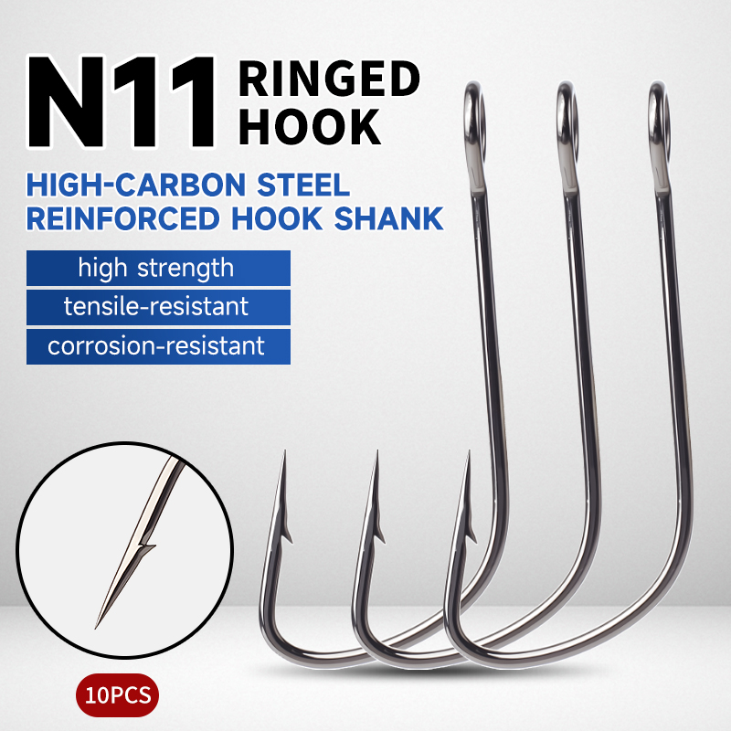 Supercontinent 2#-12# 10pcs Ba - Fishing Hook Offset recension och pris